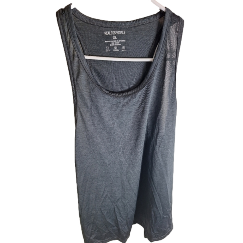 Womens XL Gray RealEssentials Tank Top